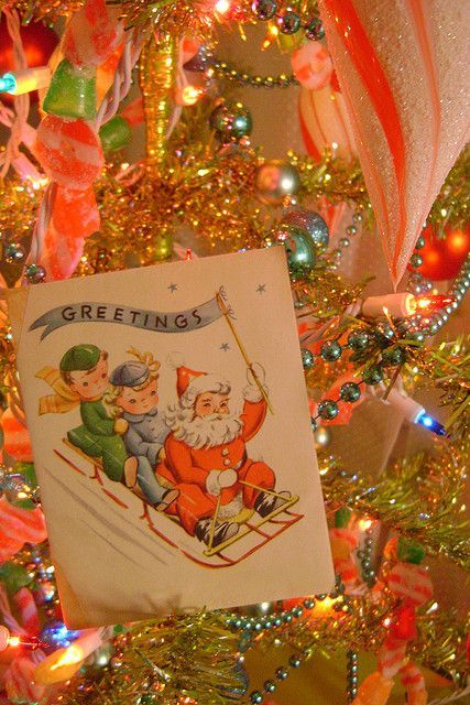Vintage Christmas Card – this just makes me happy!