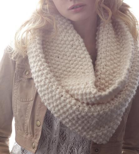 White Wool Infinity Scarf by Claire Verity on Scoutmob Shoppe