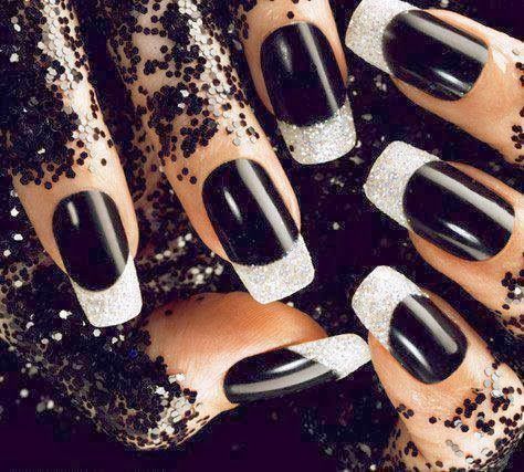Black Nail Art Click the picture to see more