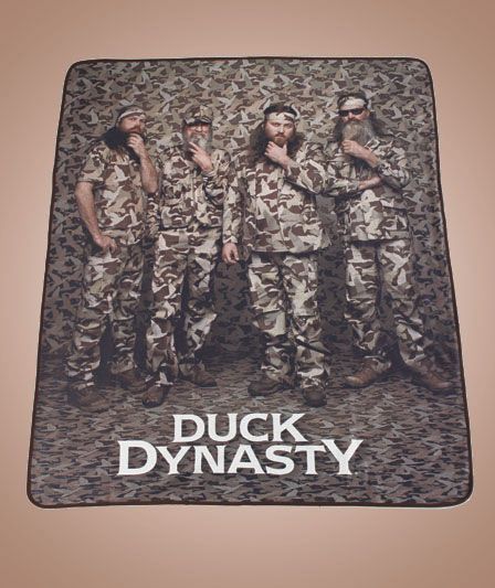 Duck Dynasty Fleece Throw