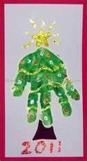 Image Search Results for preschool handprint christmas crafts