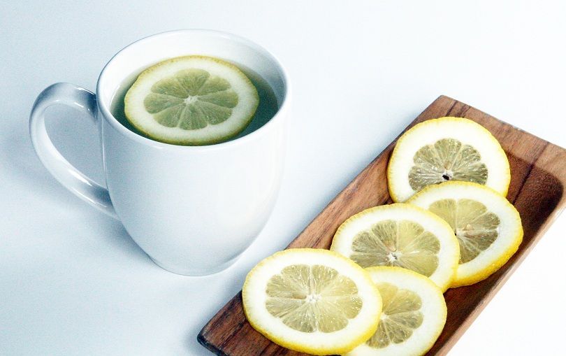 Jump-start your day with a mug of warm lemon water. How do you begin your day?