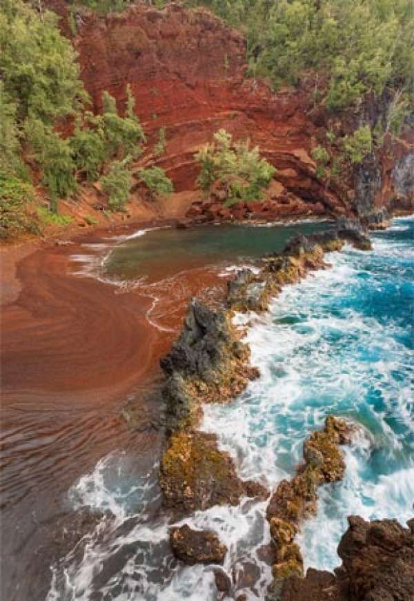 Red Sand Beach, Maui One of the most beautiful places I have ever seen.