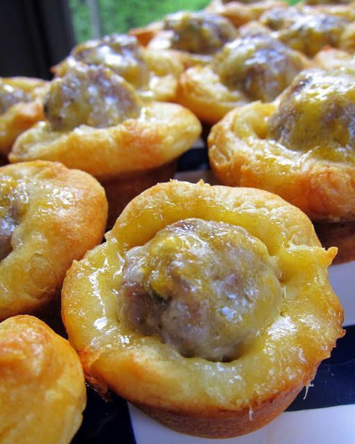 Sausage Biscuit Bites. These are great for breakfast, lunch, snack or dinner. Pe