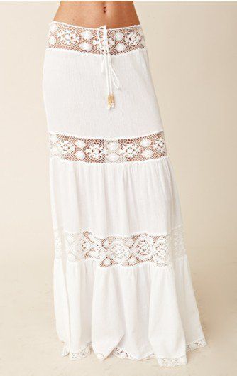 Whoa, its a long mini skirt – hippie style… Needs to be black or brown or gree