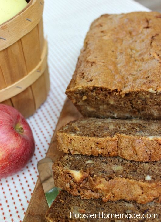 Apple Bread, because I have a ton of apples to use! — Delicious and moist apple