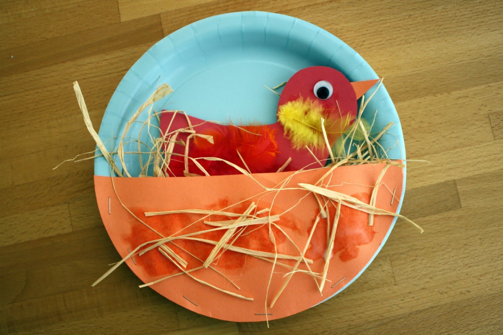 Bird nest craft – great craft to tie into lesson on how Jesus cares for us.