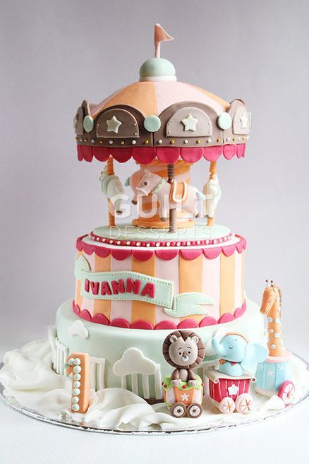 Carousel Cake by Guilt Desserts