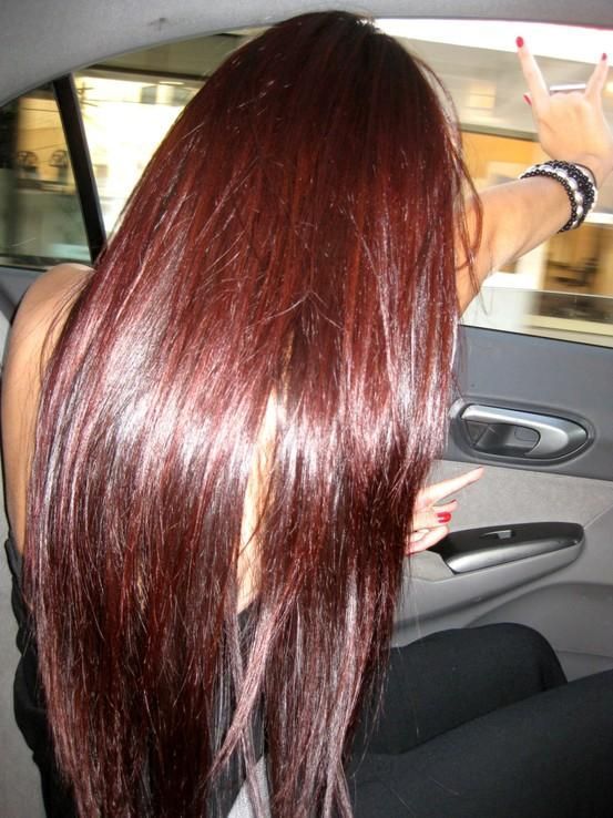 Cherry Coke Red & Dark Brown Hair…I need to get my hair done an stop dreaming