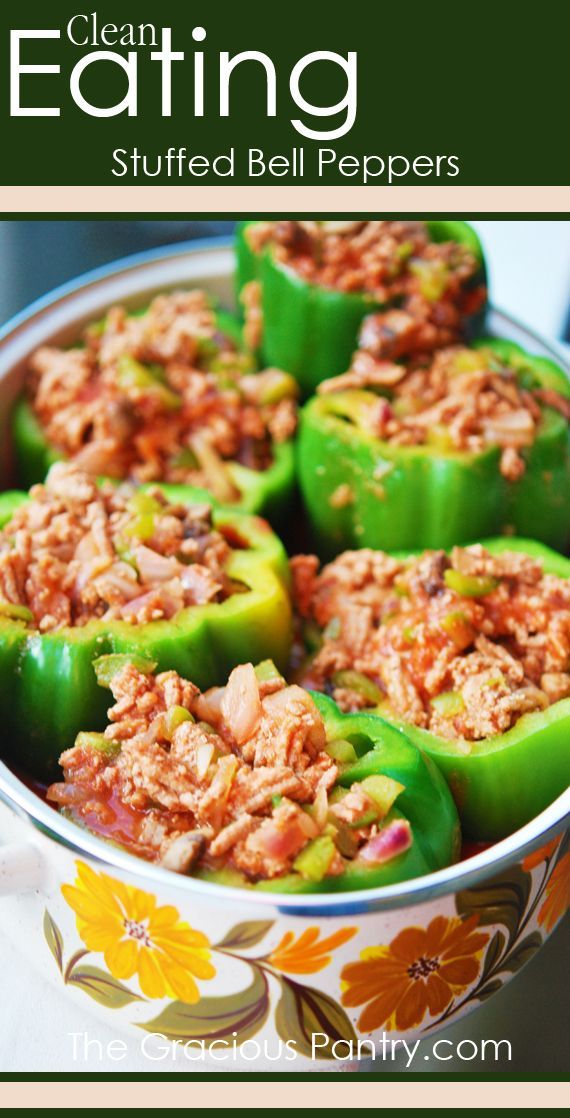 Clean Eating Stuffed Bell Peppers – I wanna try these!