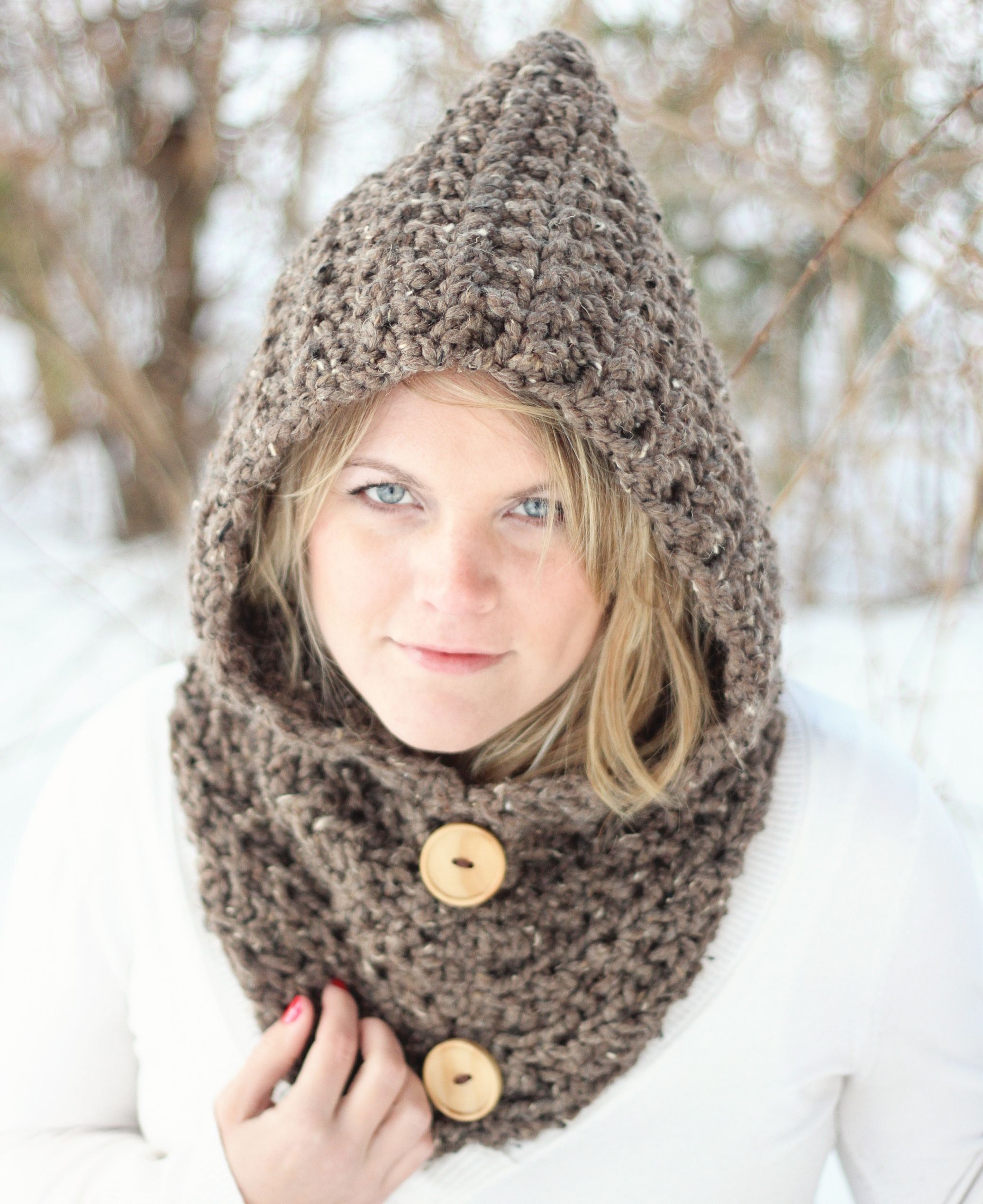CROCHET PATTERN HOODIE Cowl The Toronto from Jocelyn Designs — I could get ove