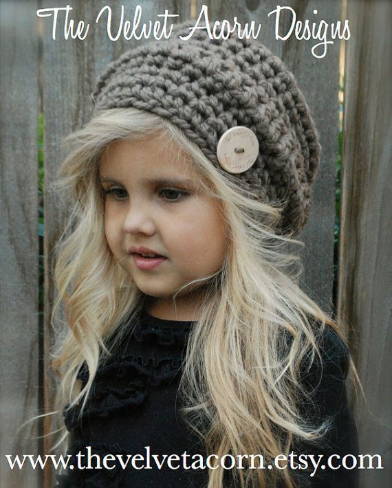 Crochet PATTERNThe Devlyn Hat Toddler Child and by Thevelvetacorn, $5.50