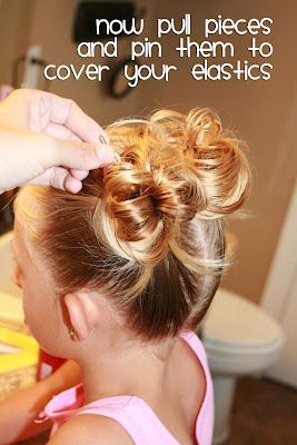 Cute hair styles for little girls. Lots of pictures, easy to do.