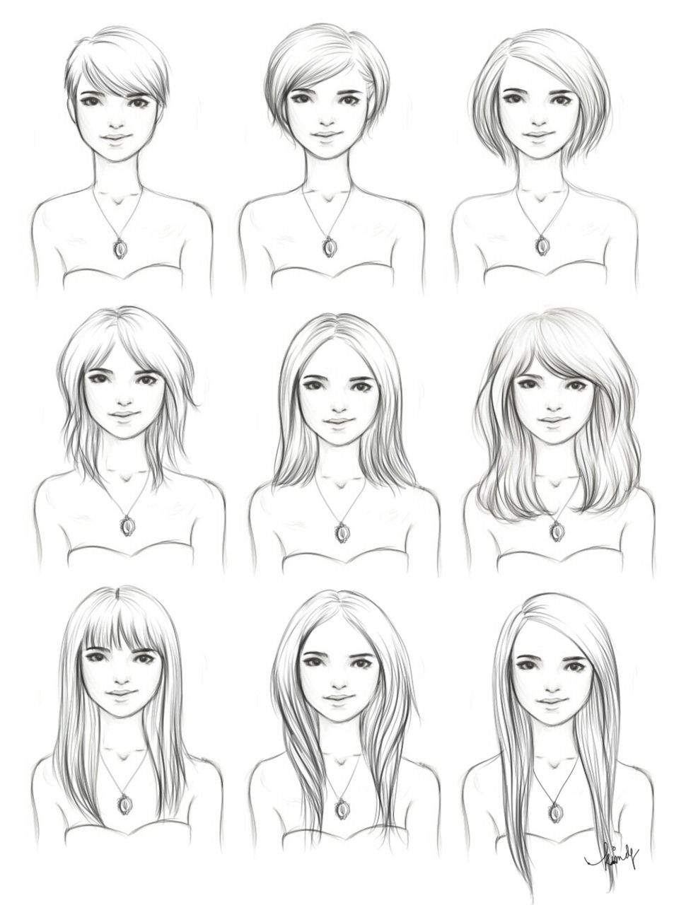 Cute pictorial showing how to grow your hair out with style :) I miss having the