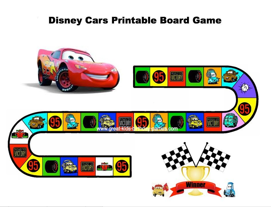 Disney Cars Birthday Party – GREAT FREE STUFF PRINTABLES GAMES COLORING PAGES
