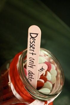 DIY Gift Guide  A Date Night Jar is the perfect gift for your crush or boyfriend