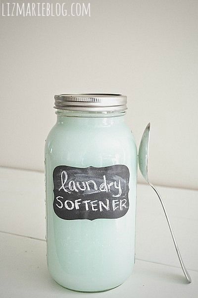 DIY;  Homemade Fabric Softener – a batch makes 8 cups & costs under $2 a batch!