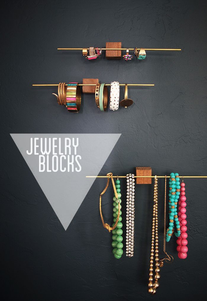 DIY jewelry hangers