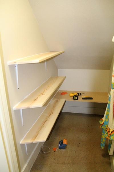 DIY My New Closet DIY Furniture – my under-the-stairs closet is exactly like thi