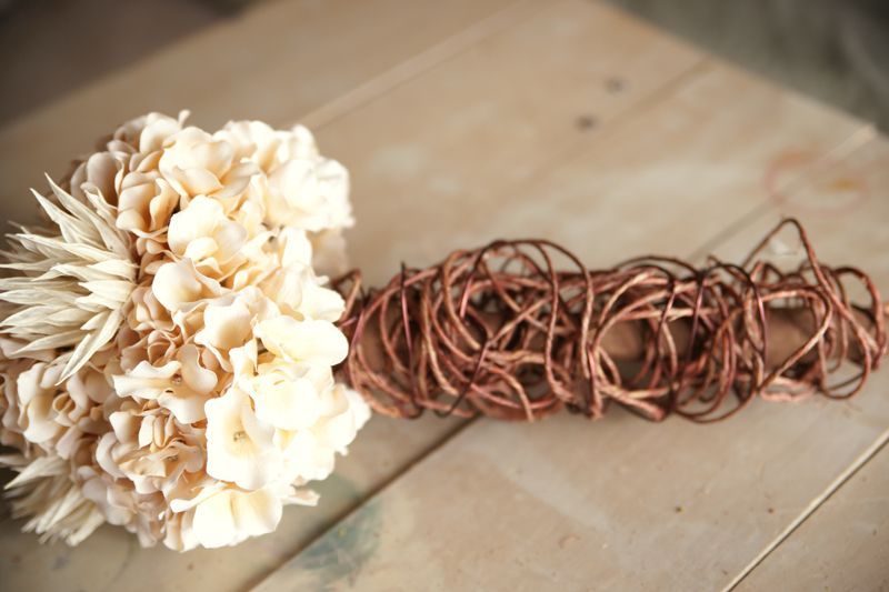 DIY rustic wedding bouquet