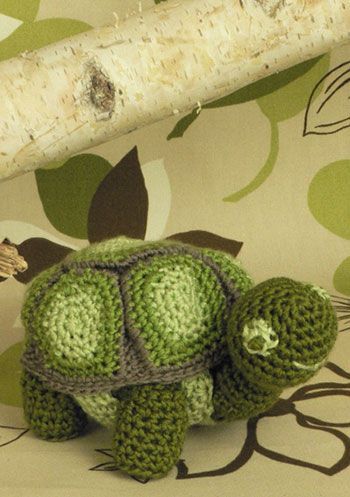 FREE crochet turtle with removable shell