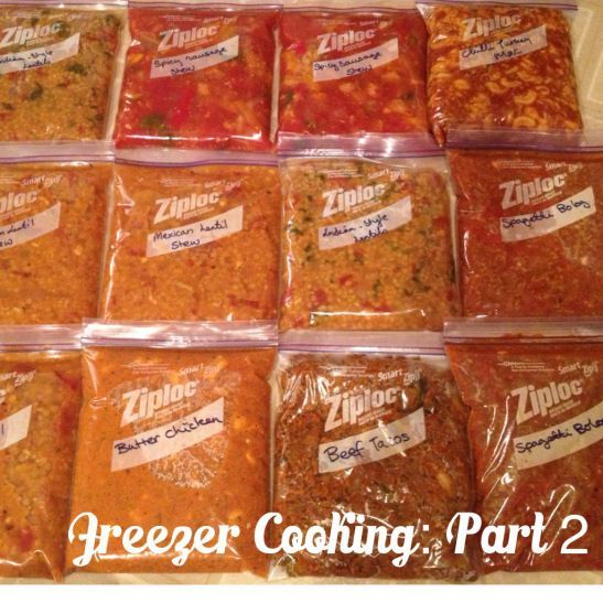 Freezer Cooking Recipes!