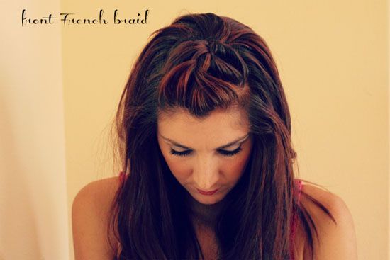 Front French Braid – 20 Pretty Styles for Short to Medium-Length Hair