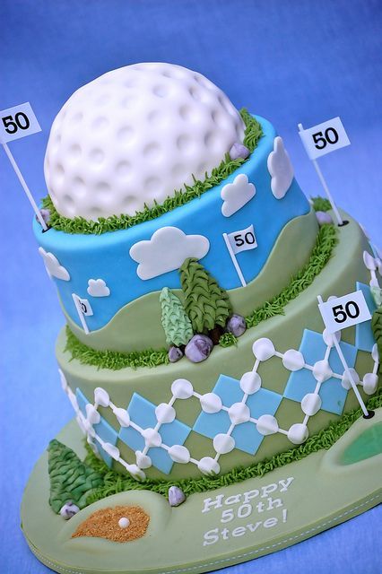 Golf cake- Kyes BDay :)