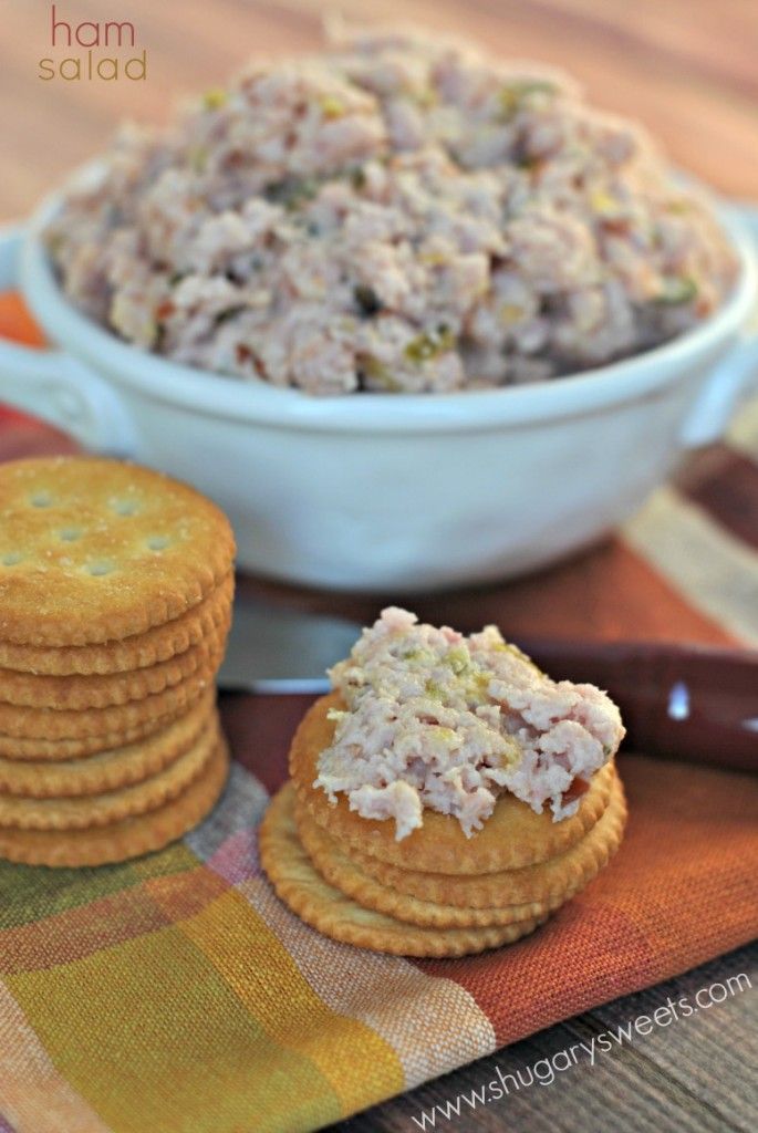 Grandmas Ham Salad recipe: perfect on crackers!