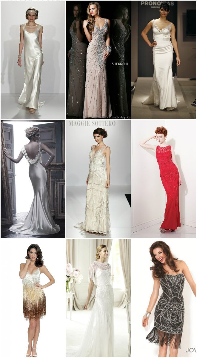 Great Gatsby inspiration for wedding dresses and beyond!