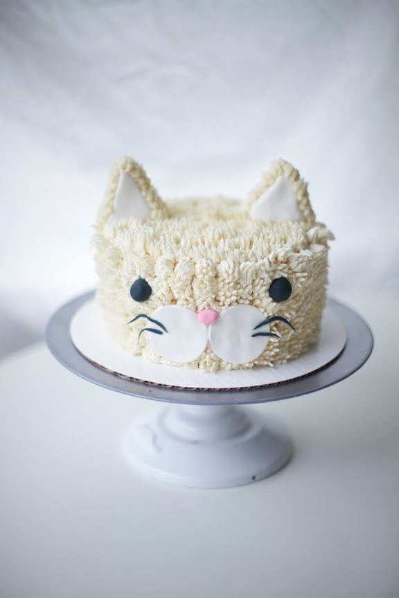 hey cool guy! cat buttercream cake by coco cake land