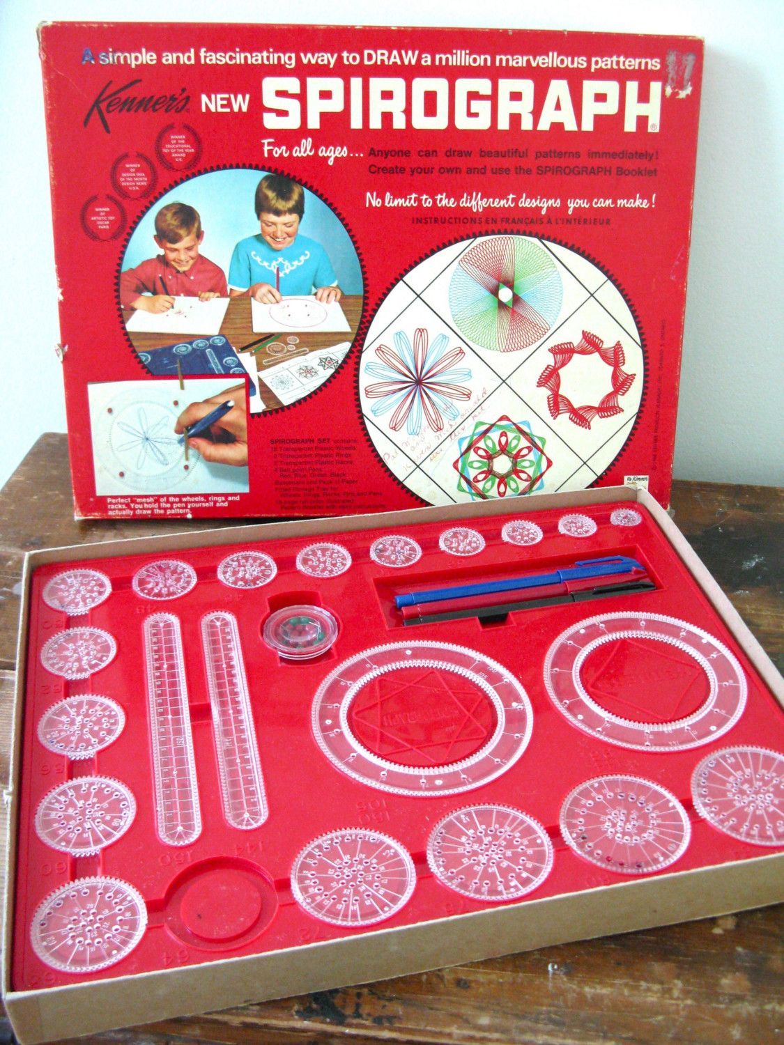 I actually have my original Spirograph and all the pieces!!