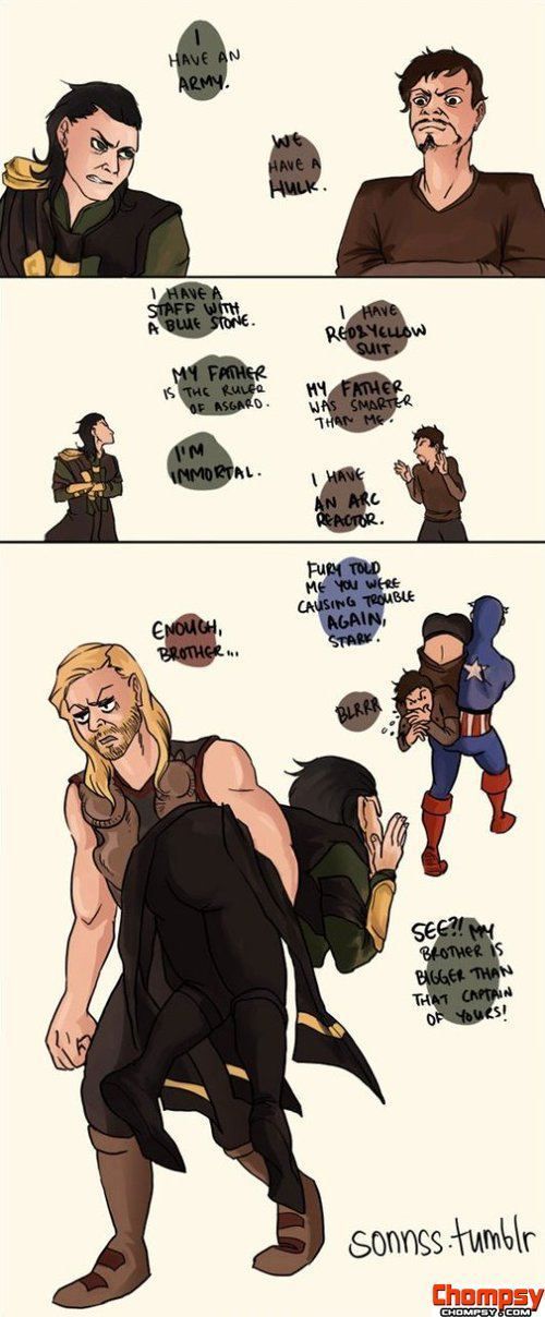 Loki vs. Tony Stark