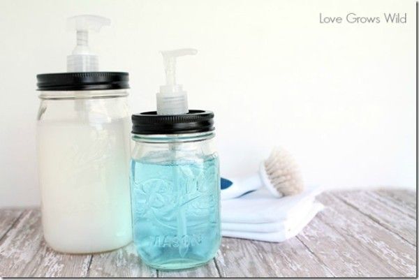 Mason Jar Soap Dispenser – Mason Jar Crafts Love