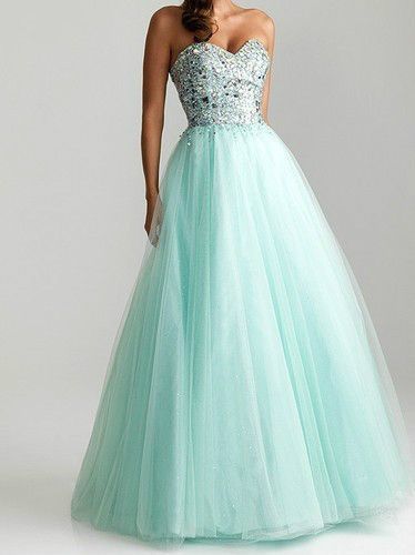 New 2013 Hot Tulle A Line Prom Dress Formal Evening Gowns Long Dresses Custom |