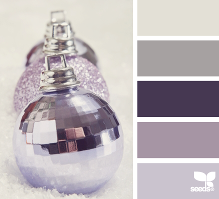 new year sparkle- Purple ornaments  Color Palette – Paint Inspiration- Paint Col