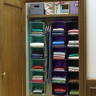 Not enough space in the closet to hang all your clothes? this Hanging Closet Org