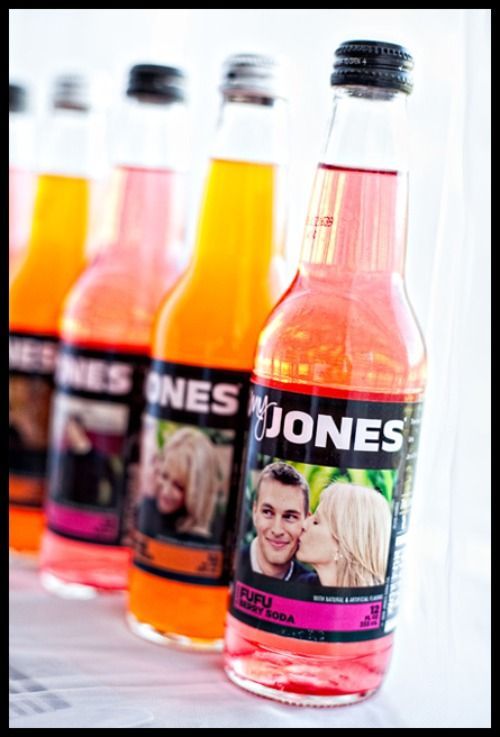 Personalized Jones soda bottles!  Hahaha….might have to do this!