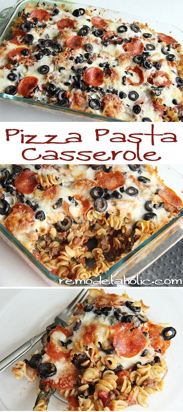 Pizza Pasta Casserole Recipe – Remodelaholic