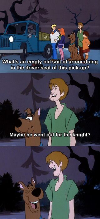 Reason I love the original Scooby Doo #Punny