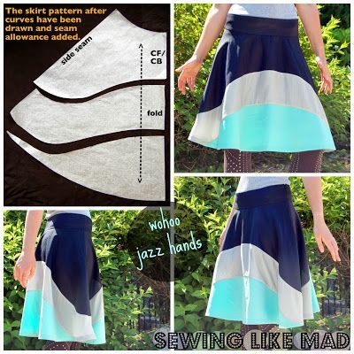 Sewing Like Mad: This is an adorable skirt.  Would love to try it out. Totally i