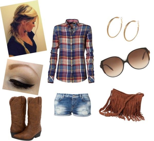 “Simple cowgirl outfit” by emily-pena  liked on Polyvore