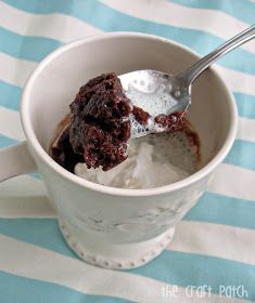 The Craft Patch: Pinterest Tested: Microwave Mug Brownie
