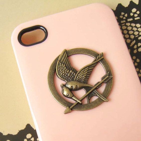 The Hunger Games Mockingjay Logo iPhone 4/4S case, Apple iPhone 4 Case, iPhone 4
