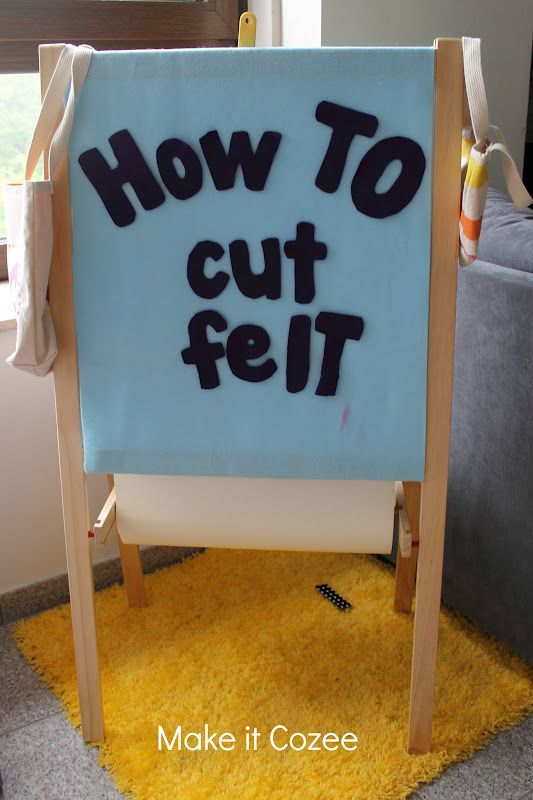Tutorial: Secret to Cutting Felt. not sure when I need this, but always helpful