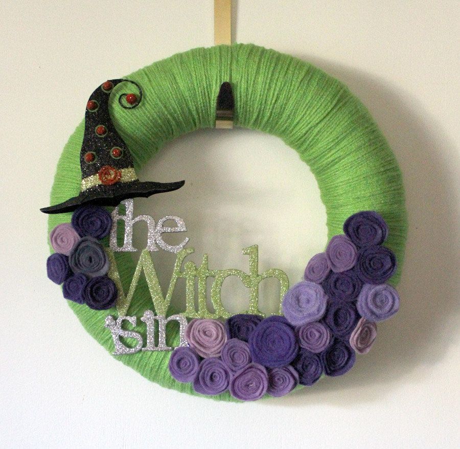 Witch Wreath  would be cute if people knew you were a Witch and/or if you had an