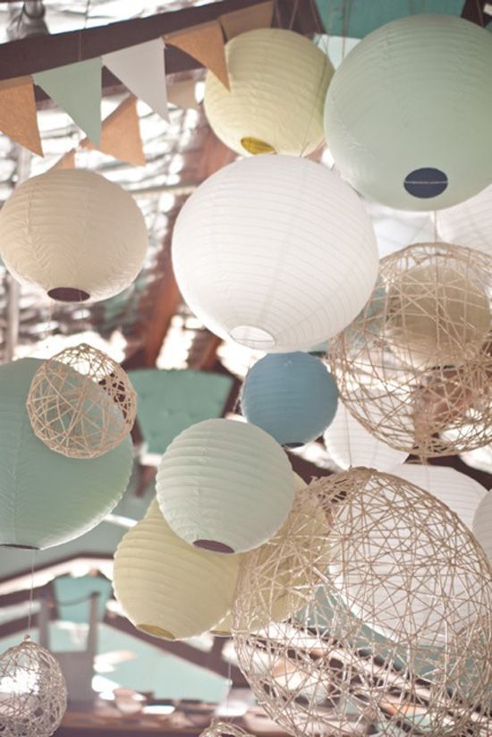 You can rent paper lanterns for decorations under any of our tents!  Check out o