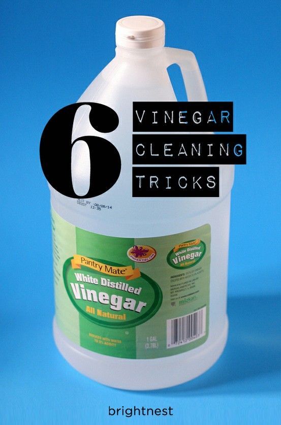 6 clever ways to clean with vinegar! #springcleaning – Good2Know:  (1) Clean Pai