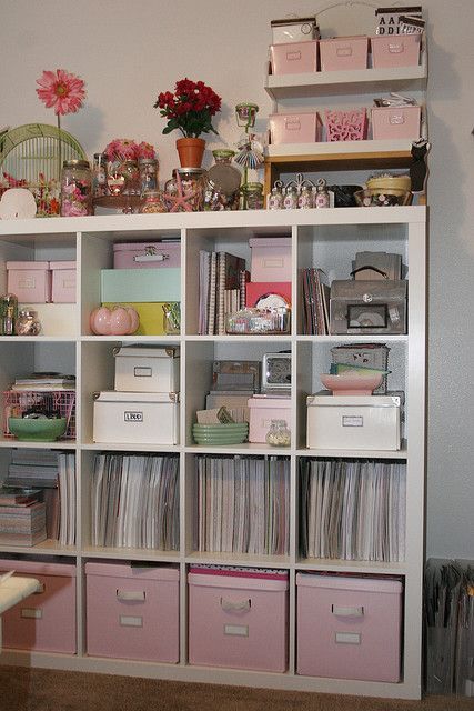 A unit like this can go a long way!  old file drawers at the bottom…cool idea.