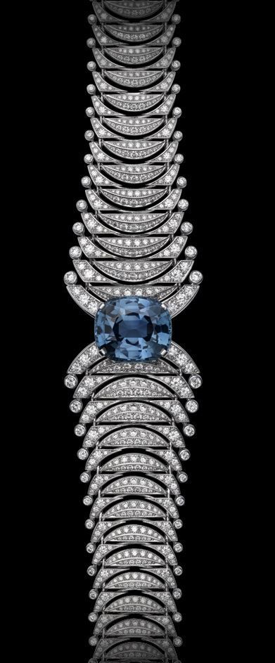 Cartier Precious Lines and Architectures  High Jewelry Bracelet Platinum, one 26